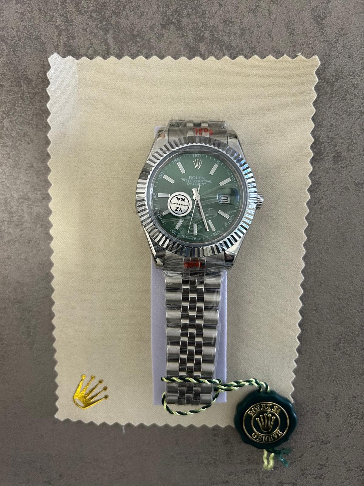 RLX Datejust Esfera Verde Menta